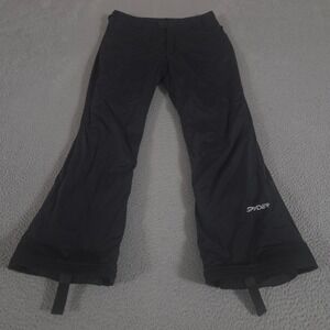 VINTAGE Spyder Pants Women M Black XT 5000 Insulated Bootcut Waterproof Snow 00s